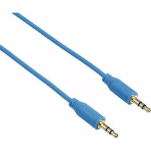 HAMA Flexi-Slim Jack 3.5 mm 0.75m Albastru 135781