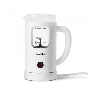 Bewello Aparat de spumat lapte, 400 ml, 550 W, Alb