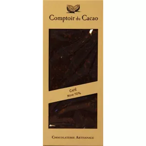 Comptoir du Cacao Ciocolata neagra cu cafea 90g