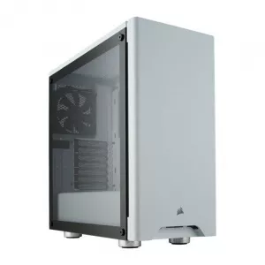Corsair Carbide Series 275R, Tempered Glass, White