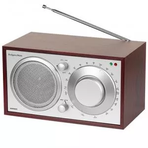 Kruger&Matz Radio AM/FM, difuzor puternic, antena telescopica, indicatoare LED