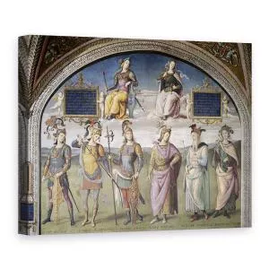 Norand Tablou Canvas - Pietro Perugino - Luneta norocului si temperantei, de la Sala dellUdienza B224994
