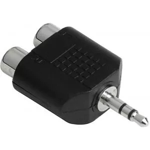 HAMA 1x Jack 3.5 mm Male - 2x RCA Female 122376