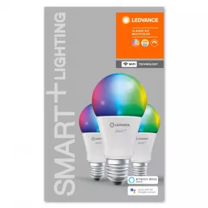 Osram Set 3x bec LED Ledvance SMART+ WiFi Classic 60, 9W