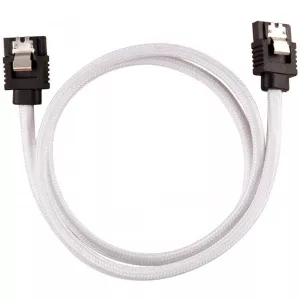 Corsair Modding Premium Sleeved SATA 6Gbps 30cm Cable — White CC-8900249