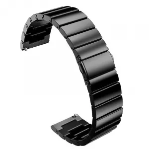 Very Dream Curea din metal compatibila cu Garmin Vivoactive 4, Telescoape Quick Release, 22mm, Negru