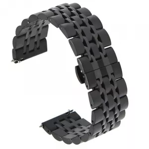 Very Dream Curea metalica, compatibila Garmin Vivoactive 4, telescoape Quick Release, 22mm, Black
