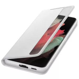 Samsung Galaxy S21 Ultra Ultra Smart Clear View Cover Light Gray