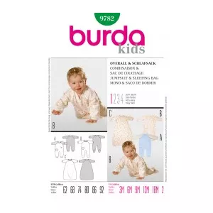 Burda Style Combinezon nou-nascut si sac de dormit 9782