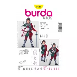 Burda Style Tipar costum cavaler medieval Burda 9446