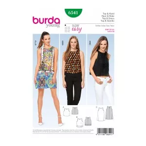 Burda Style Tipar rochie si top 6541