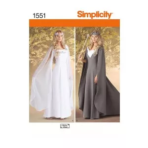 Simplicity Tipar Rochie de carnaval 1551