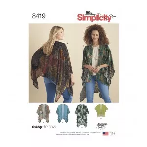 Simplicity Tipar chimono femei S8419