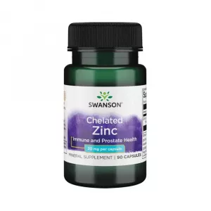 Swanson Chelated Zinc Glycinate, 30mg 90 capsule SWU065