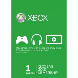 Microsoft Xbox Live Gold Card Membership 1 luna