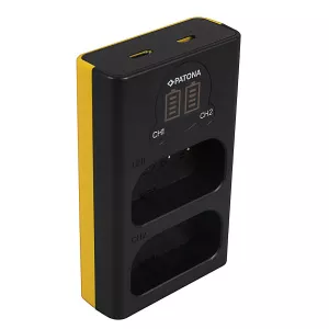 PATONA Incarcator USB Dual LCD pentru Panasonic DMW-BLJ31 500mA 8.4V