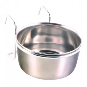 Trixie Stainless Steel Bowl with Holder 5494