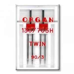 Organ Needle Ace duble de cusut 90/3, finete 90, distanta intre ace 3mm
