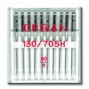 Organ Needle Set 10 ace de cusut, finete 60