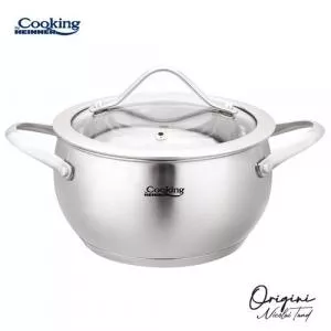 Heinner Cratita Inox cu capac HR-RW-T018C NICOLAI TAND, 16 x 9 cm, 1.8 L