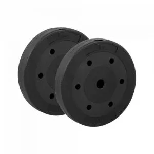 Rebel Set greutati Bitum, Negru, 2x10kg RBA-2103