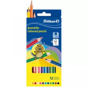 Pelikan Creioane color, 12 culori