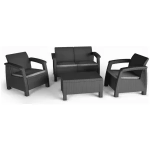 Curver Set mobilier gradina Bahamas grafit
