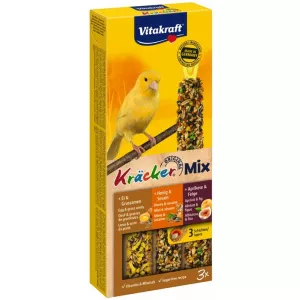Vitakraft Baton triplu cu miere-oua-fructe pentru canari 3 buc.