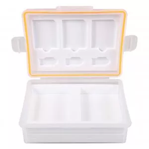PATONA Hard case pentru carduri SD micro SD si 2xAcumulatori LP-E8 NP-95 EN-EL14 Li109-1907