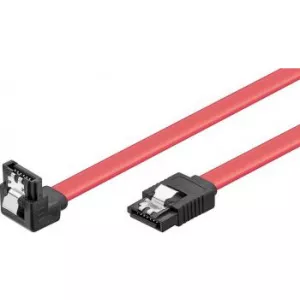 Goobay Cablu de date SATA 7p tata - tata cotit rosu 0.5m