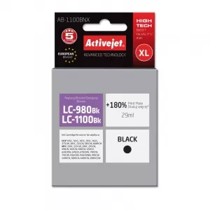 ActiveJet Cartus compatibil LC1100 LC980 black pentru Brother, Premium