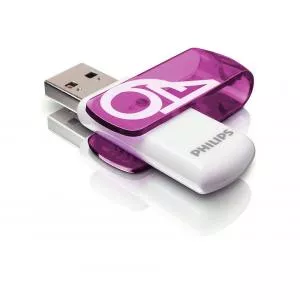 Philips Vivid Edition 64GB USB 2.0 Purple FM64FD05B/00