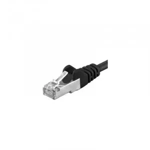 PremiumCord Patch Cord SFTP RJ45-RJ45 Cat.6a, 2.0m, Negru