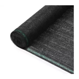 vidaXL Plasă teren de tenis, negru, 1,8 x 50 m, HDPE