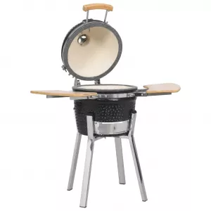 vidaXL Grătar Kamado cu afumătoare din ceramică 81 cm