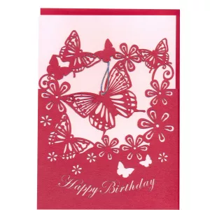 Alljoy Design Felicitare - Birthday Butterfly Swing