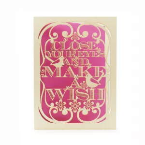 Alljoy Design Felicitare - Close your eye and make a wish