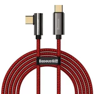 Baseus Legend Elbow, 2x USB Type-C, 100W, 2m, Rosu