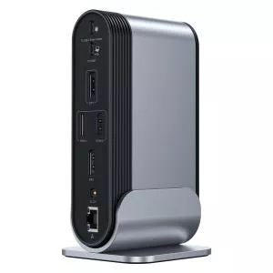 Baseus HUB 16-in-1 Working Station, Cablu USB-C inclus, Dark Gray