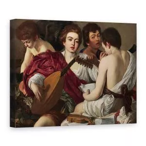 Norand Tablou Canvas - Michelangelo Merisi da Caravaggio - Muzicienii B1127599
