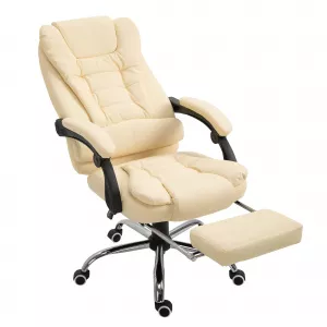 HomCom Scaun de Birou Executiv din Piele cu Spatar Pivotant Computer Ergonomic