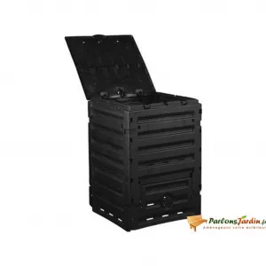 Nature Pubelă compost, negru, 300 L