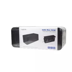 LogiLink Cable Box, 407x157x133.5mm, Black KAB0062