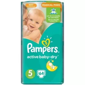 Pampers 5 Active Baby 11-18 kg (64)
