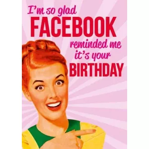 Dean Morris Cards Felicitare - Facebook reminded me