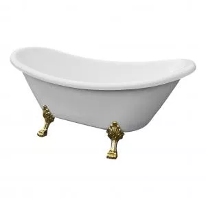 Bella Cada freestanding* BSM-410 1700 x 750 x 750 mm, picioare aurii