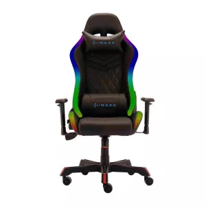 Inaza Scaun gaming Rainbow Negru iluminare RGB