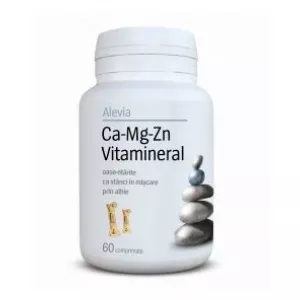 Alevia Ca- Mg- Zn Vitamineral  60 cpr