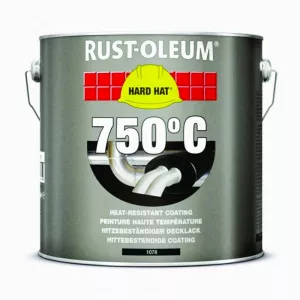 Rust-Oleum Vopsea Termorezistenta Neagra 750 Celsius, 2,5 Litri ral-9005