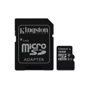 Kingston Canvas Select 16GB UHS-I Class 10 +SD Adapter SDCS/16GB